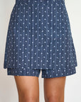 BYRDIE GOLF Hamptons Hi-Low Skort