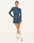 BYRDIE GOLF Long Sleeve Montauk Mini Dress