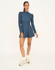 BYRDIE GOLF Long Sleeve Montauk Mini Dress