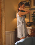 MASON by MASON'S DAUGHTER | Twiggy Tunic, Soft Blue Mist Silk Wool