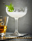 CASKATA Chatham Coupe Cocktail Glasses, Bloom Set of 2