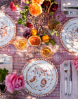 POMELO CASA Dinner plate with hand painted designs