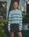 MASON'S DAUGHTER | Lacey Skirt, Cocoa Polka Dot