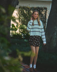 MASON'S DAUGHTER | Lacey Skirt, Cocoa Polka Dot