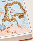 MIGNONNE GAVIGAN Odyssey Necklace Blue Gold