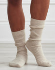 KIP Pure Cashmere Sleep Socks in Champagne