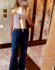 MASON'S DAUGHTER | Ella Pant, Navy Bandana