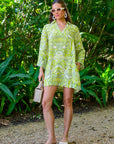 ELIZABETH JAMES THE LABEL | Taylor Dress in Damask Limeade