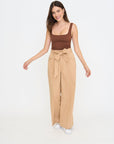 FOREIGN FARE PaperChic Pants - Desert Tan