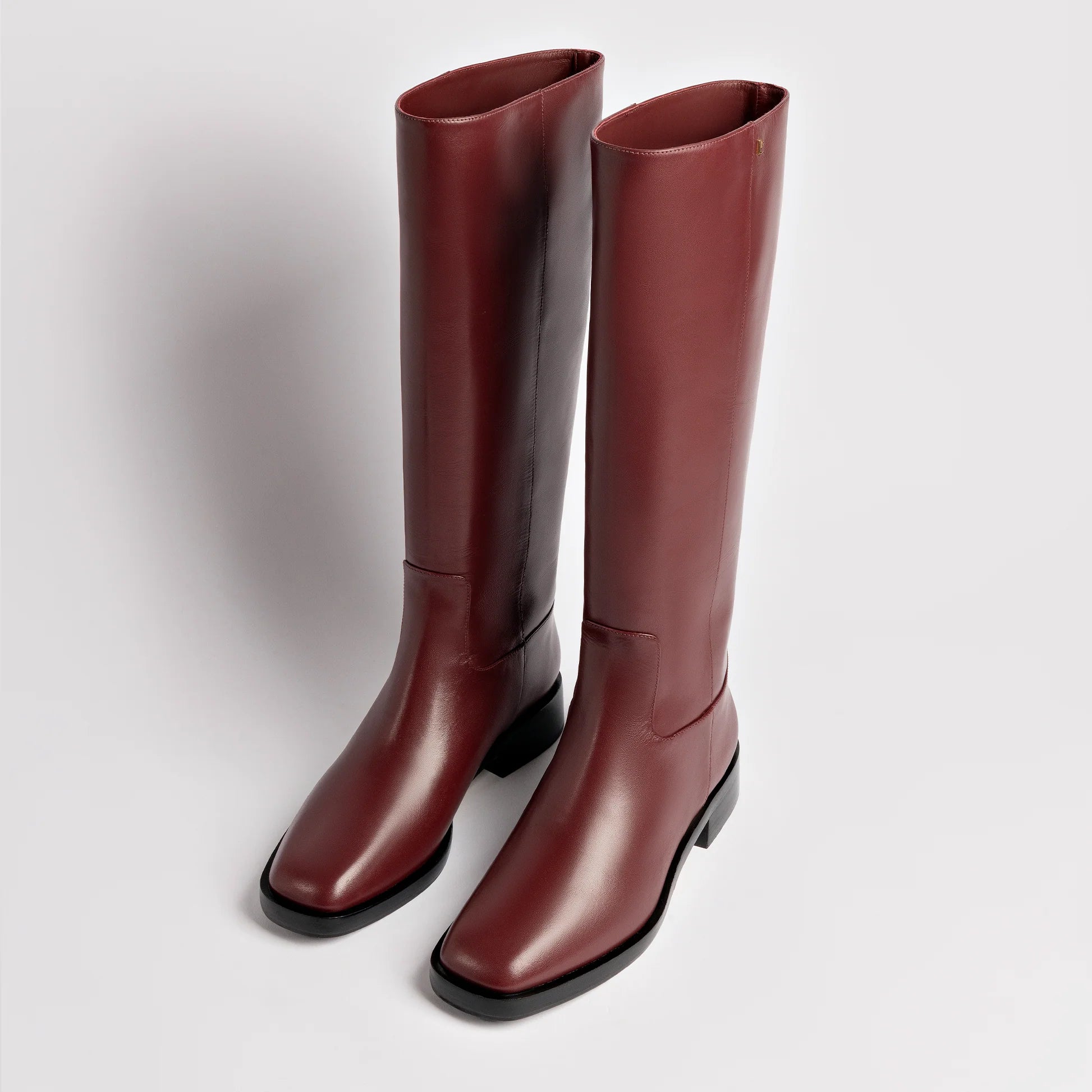 LARROUDÉ Anne Boot In Burgundy Leather