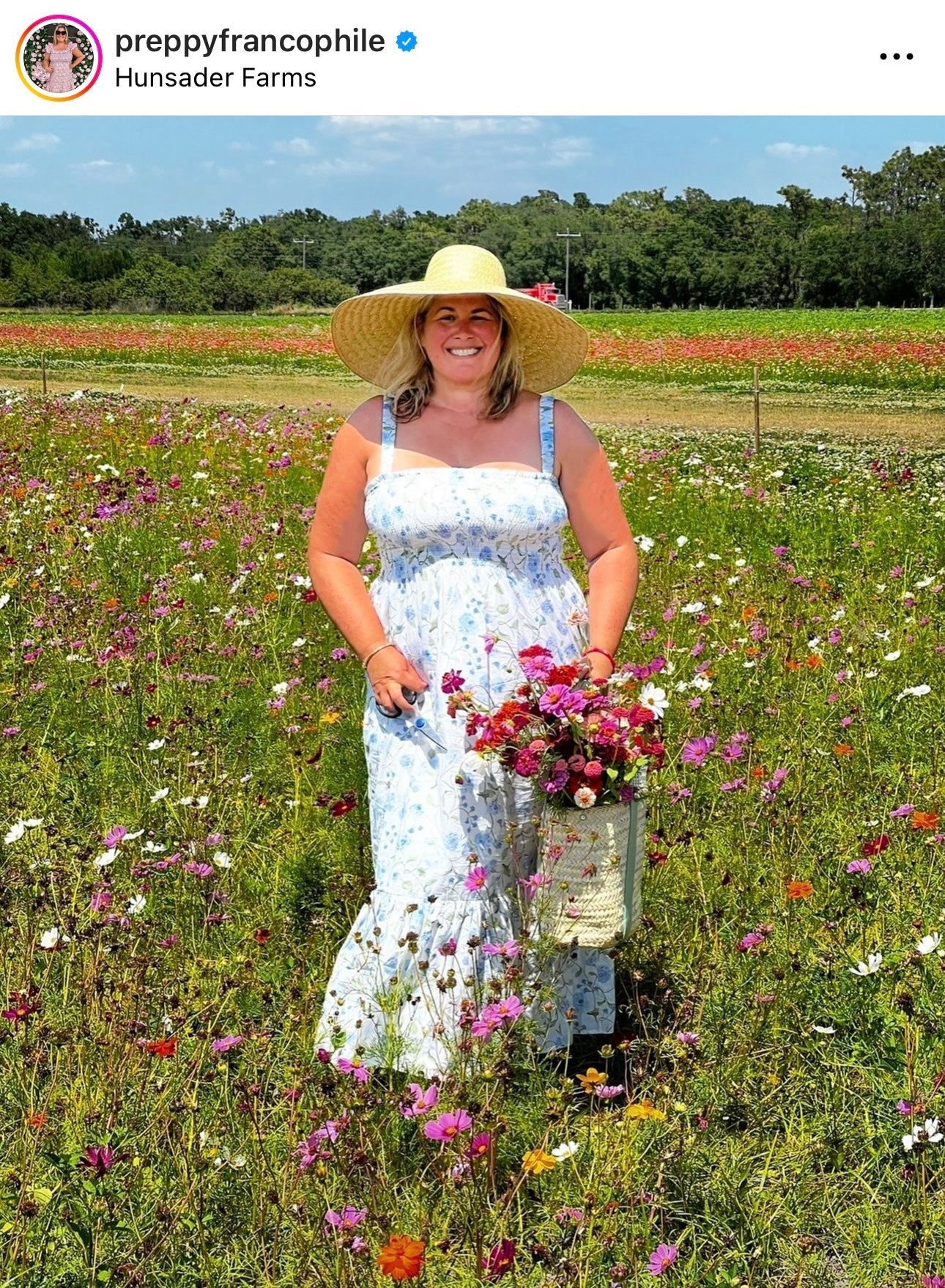 SARAH BRAY BERMUDA Geranium Sun Hat - Long Red Grosgrain Ribbon