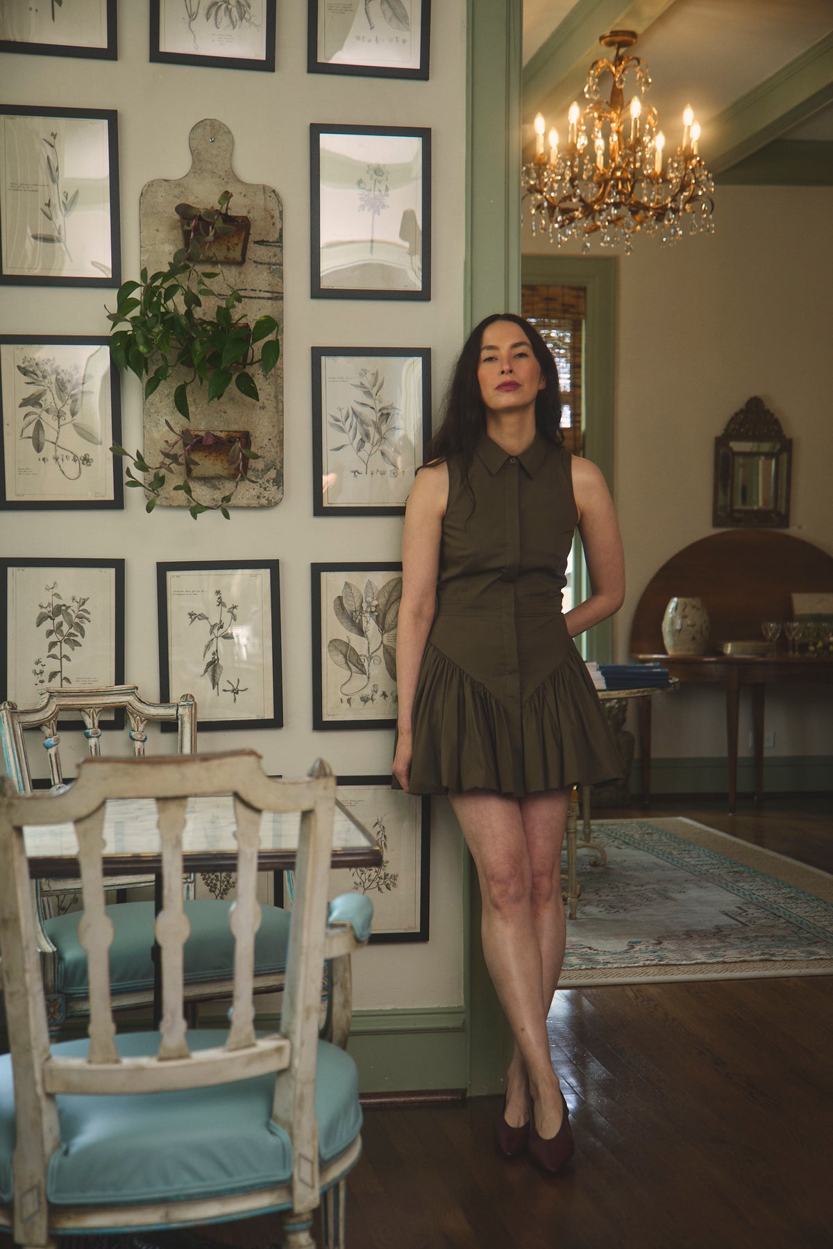 MASON'S DAUGHTER | Harper Shirtdress, Brown Poplin