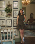 MASON'S DAUGHTER | Harper Shirtdress, Brown Poplin