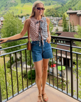 MASON'S DAUGHTER | Camille Top, Scattered Liberty Print