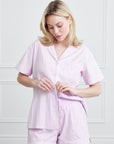 KIP Premium Cotton Short Set in Lavender