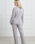 KIP Premium Cotton Pajama Set in Dove Grey