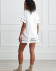 KIP Premium Cotton Short Set in Monochrome