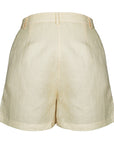 MASON'S DAUGHTER Jessica Short, Butter Yellow Linen