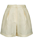 MASON'S DAUGHTER Jessica Short, Butter Yellow Linen