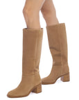 LARROUDÉ Ricky Boot In Peanut Suede