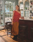 Lily Scarf Top, Red Bandana