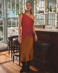 Lily Scarf Top, Red Bandana