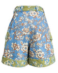 MASON'S DAUGHTER Mia Shorts, Rose Garden Cotton Twill