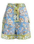 MASON'S DAUGHTER Mia Shorts, Rose Garden Cotton Twill