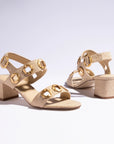 LARROUDE | Milan Sandal In Beige Raffia