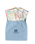 MISETTE Fête Embroidered Linen Napkins (Set of 4)