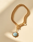 MIGNONNE GAVIGAN Odyssey Necklace Blue Gold