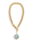 MIGNONNE GAVIGAN Odyssey Necklace Blue Gold