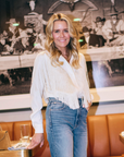 MASON'S DAUGHTER | Loretta Western Fringe Top, Ivory