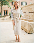 MASON'S DAUGHTER | Sutton Shirtdress, Multi Stripe