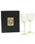 CASKATA Quinn White Wine Glasses, Rose Set of 2