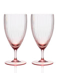 CASKATA Quinn Everyday Glasses, Rose Set of 2