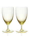 CASKATA Quinn Everyday Glasses, Citrine Set of 2