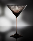 CASKATA Quinn Martini Glasses, Mocha Set of 2