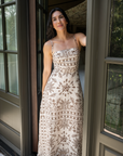 MASONS DAUGHTER | Ashtyn Maxi Dress, Cocoa Shell Print
