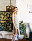 MASON'S DAUGHTER | Meredith Midi Tunic, Seersucker Olive & Ivory