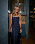 MASONS DAUGHTER | Margot Slip Dress, Navy Bandana