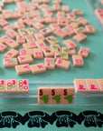 THE MAHJONG HOUSE Flower Border Mat