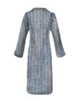 Elizabeth Coat, Blue Boucle Tweed
