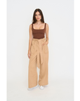 FOREIGN FARE PaperChic Pants - Desert Tan