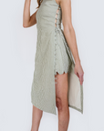 MASON'S DAUGHTER | Meredith Midi Tunic, Seersucker Olive & Ivory