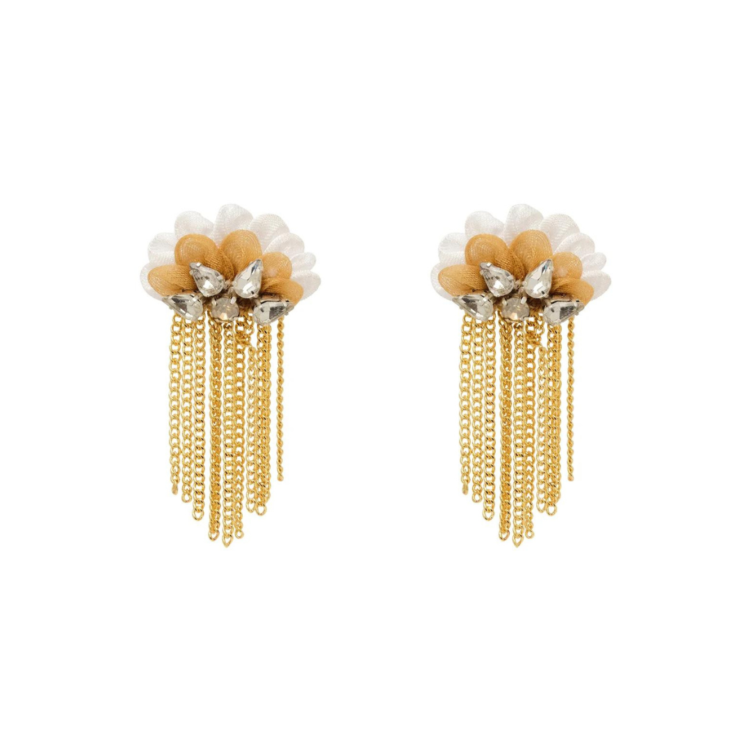 Mila Studs, Gold and Silver