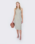 MASON'S DAUGHTER | Meredith Midi Tunic, Seersucker Olive & Ivory