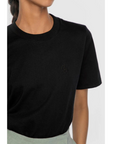 DAL THE LABEL Essential Organic Cotton T-Shirt, Black