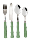 MASON'S DAUGHTER Bamboo Flatware, Sage Green