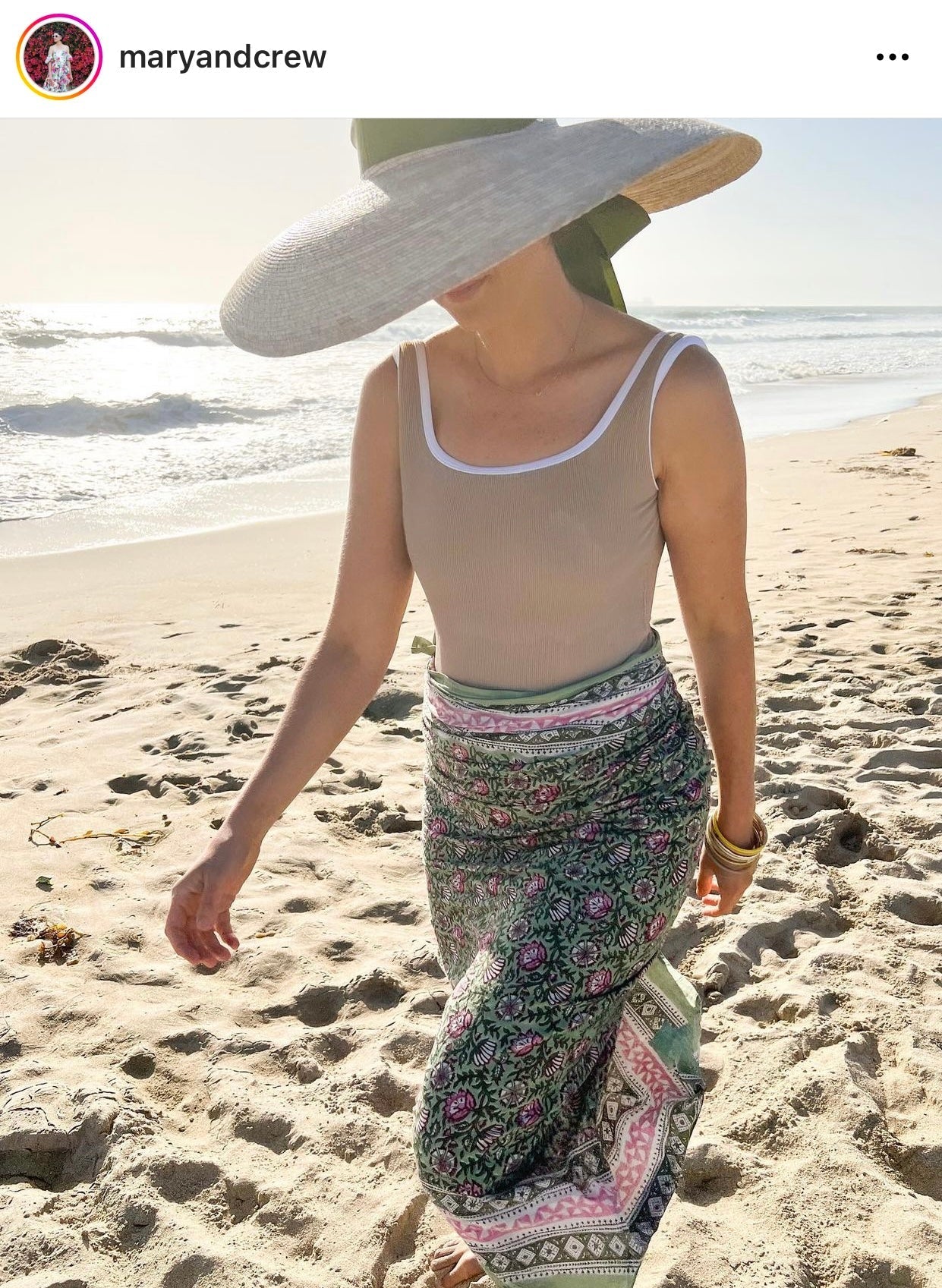 SARAH BRAY BERMUDA Daisy Sun Hat - French Blue Grosgrain Ribbon